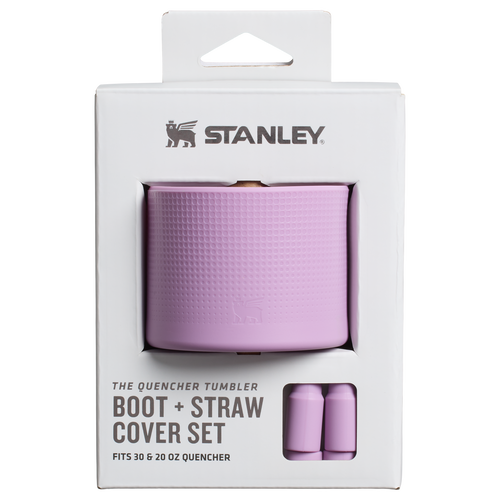 Stanley Quencher Boot & Straw Cover Set - Silicone Protector For 20oz & 30oz Tumblers (Twilight Color)