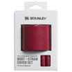 Stanley Quencher Tumbler Boot & Straw Cover In Cranberry Red