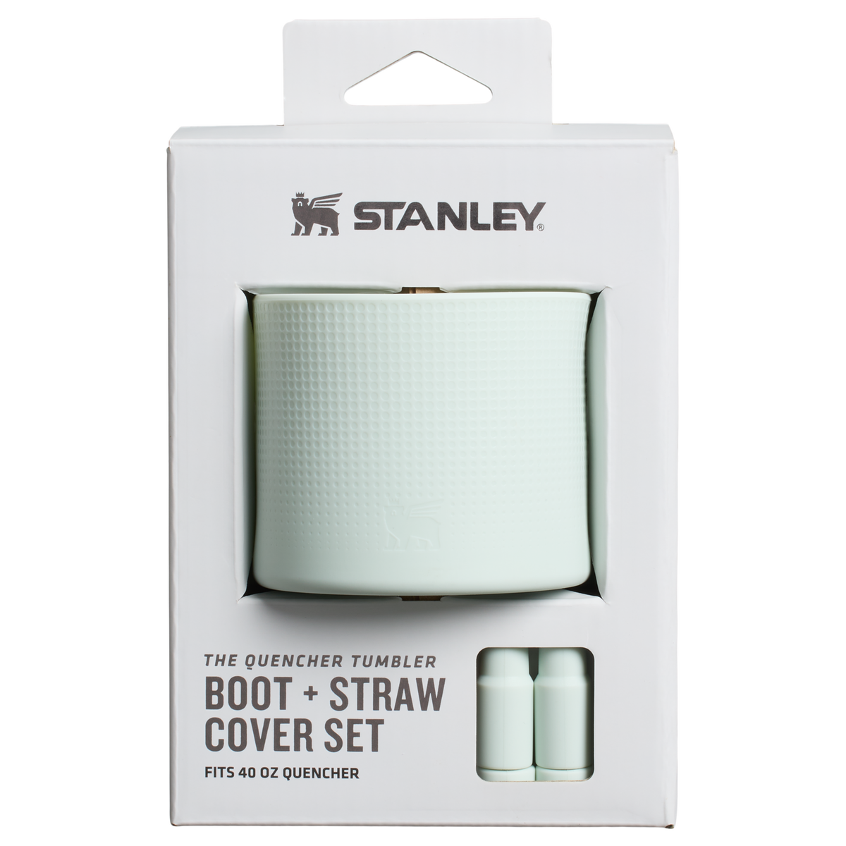 Stanley 1913 Stanley Quencher Boot and Straw Cover Set 40 OZ in Mist | Front View