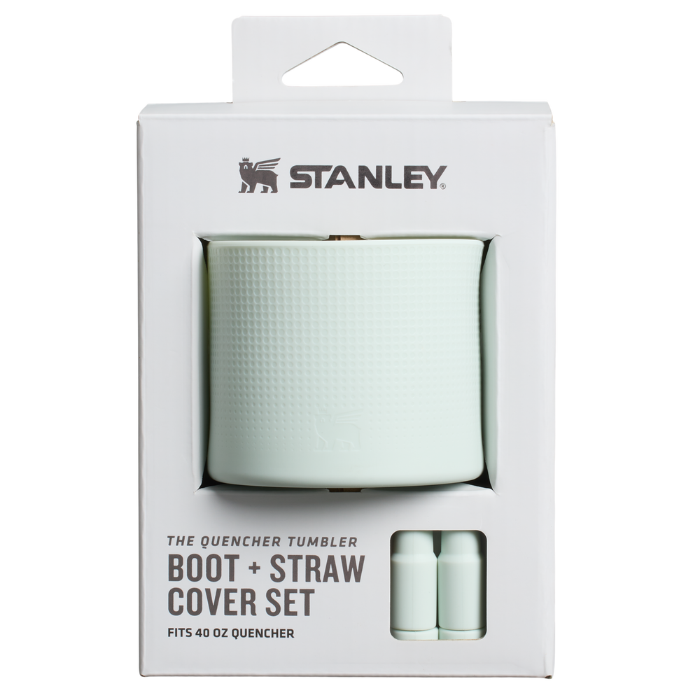 Stanley 1913 Stanley Quencher Boot and Straw Cover Set 40 OZ in Mist | Front View