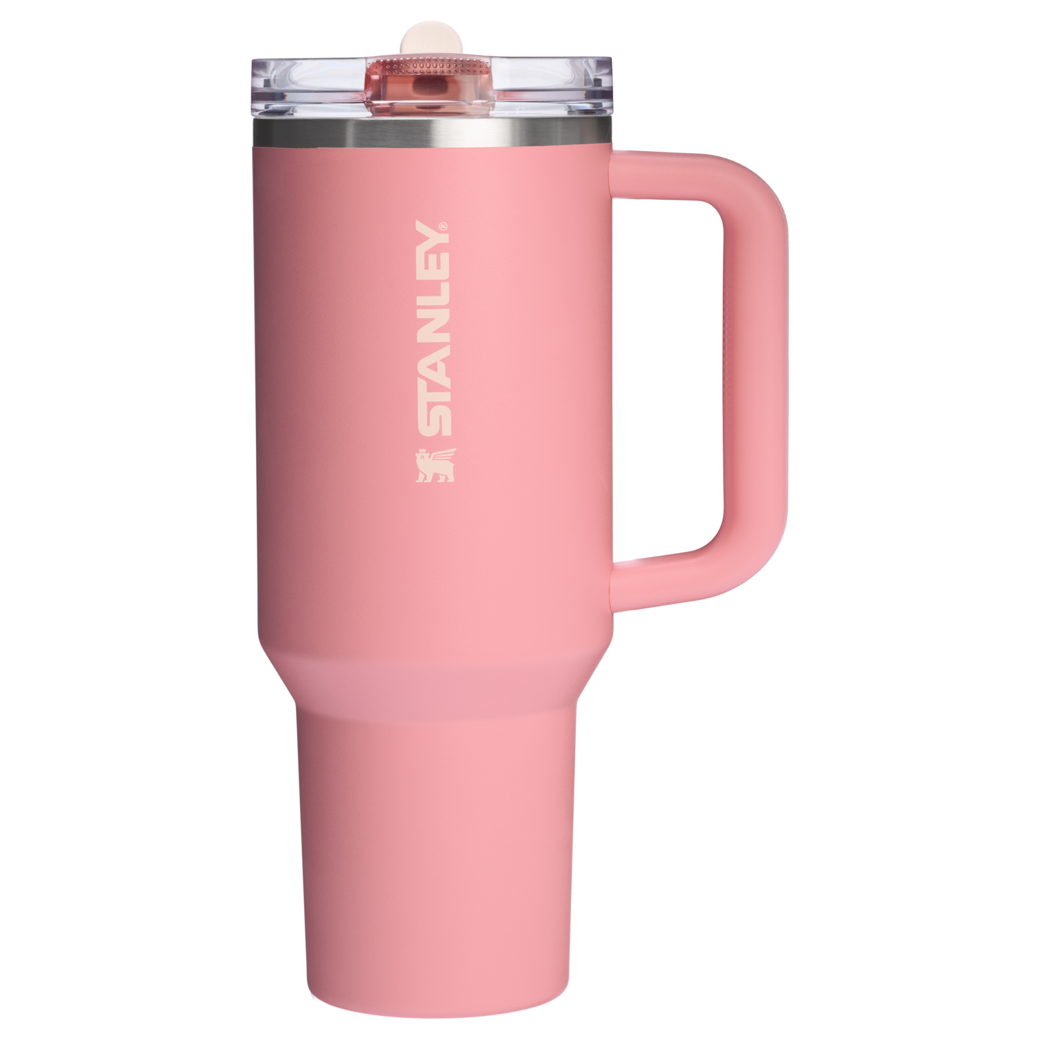 Stanley 40 OZ Quencher Flip Straw Tumbler With In Pink Mesa