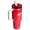 Stanley Arsenal 40 OZ Flip Straw Tumbler In Arsenal Red With White Accents