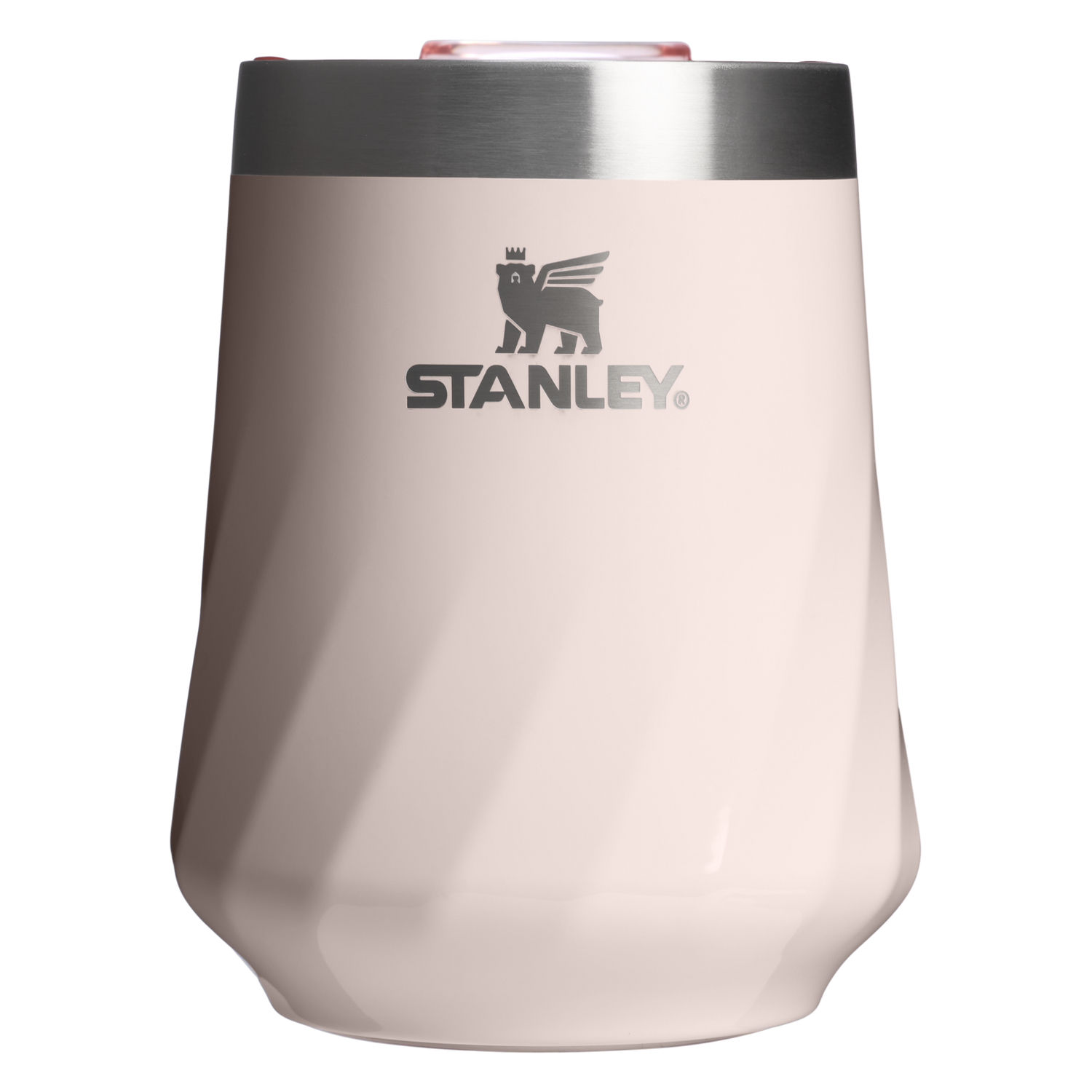 Stanley 1913 The Textured Reserve Wine Tumbler 11 OZ in Rose Quartz Gloss | View 1