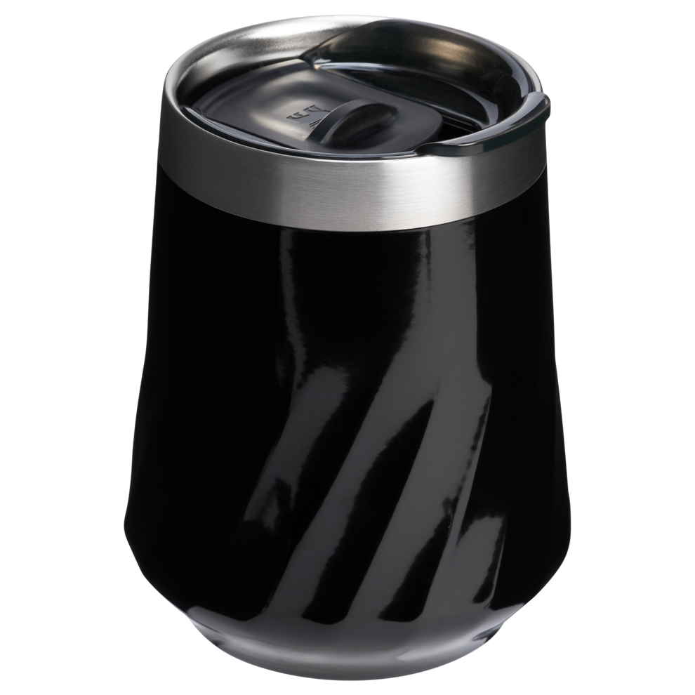 Stanley 1913 The Textured Reserve Wine Tumbler 11 OZ in Black Gloss