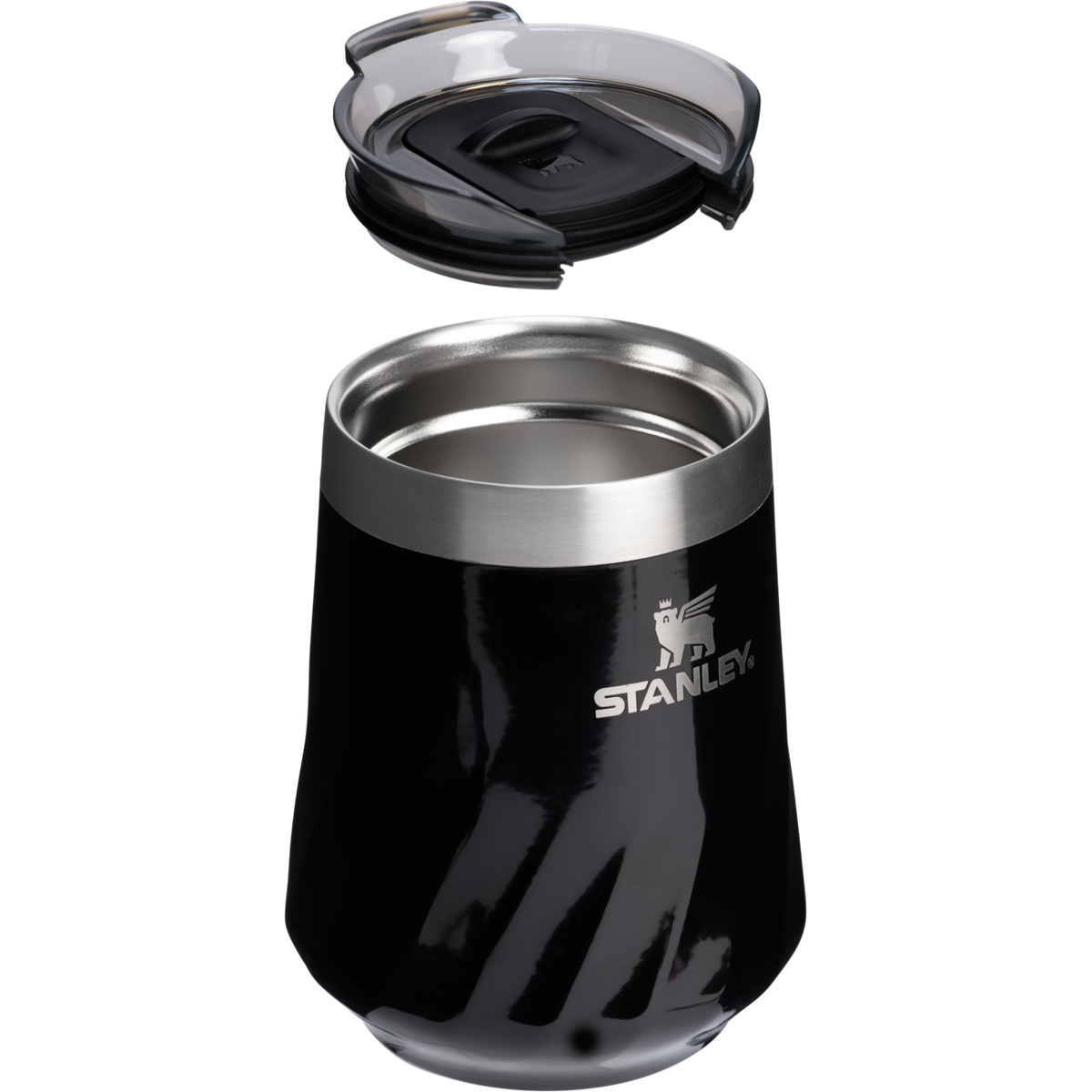 Stanley 1913 The Textured Reserve Wine Tumbler 11 OZ in Black Gloss