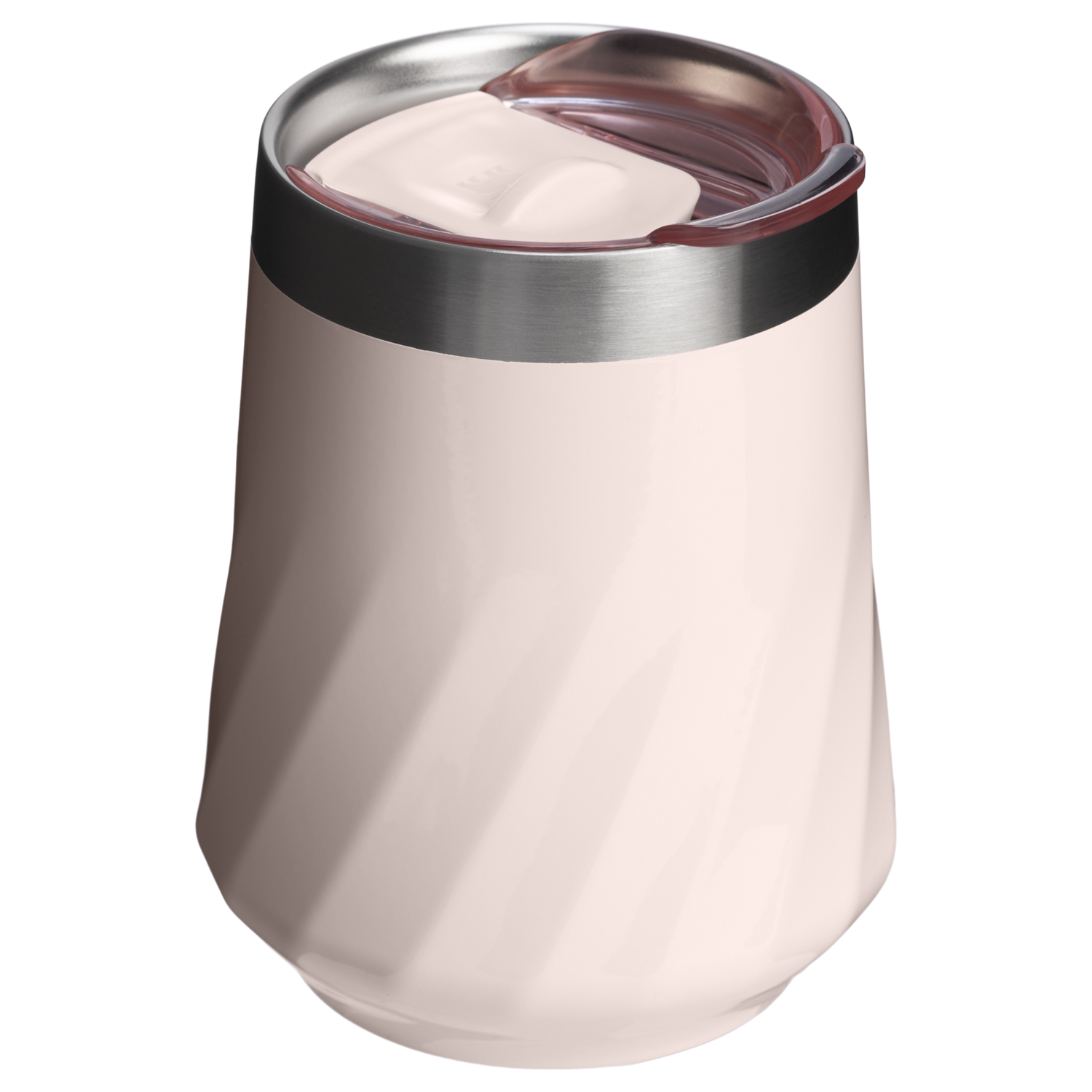 Stanley 1913 The Textured Reserve Wine Tumbler 11 OZ in Rose Quartz Gloss | View 1