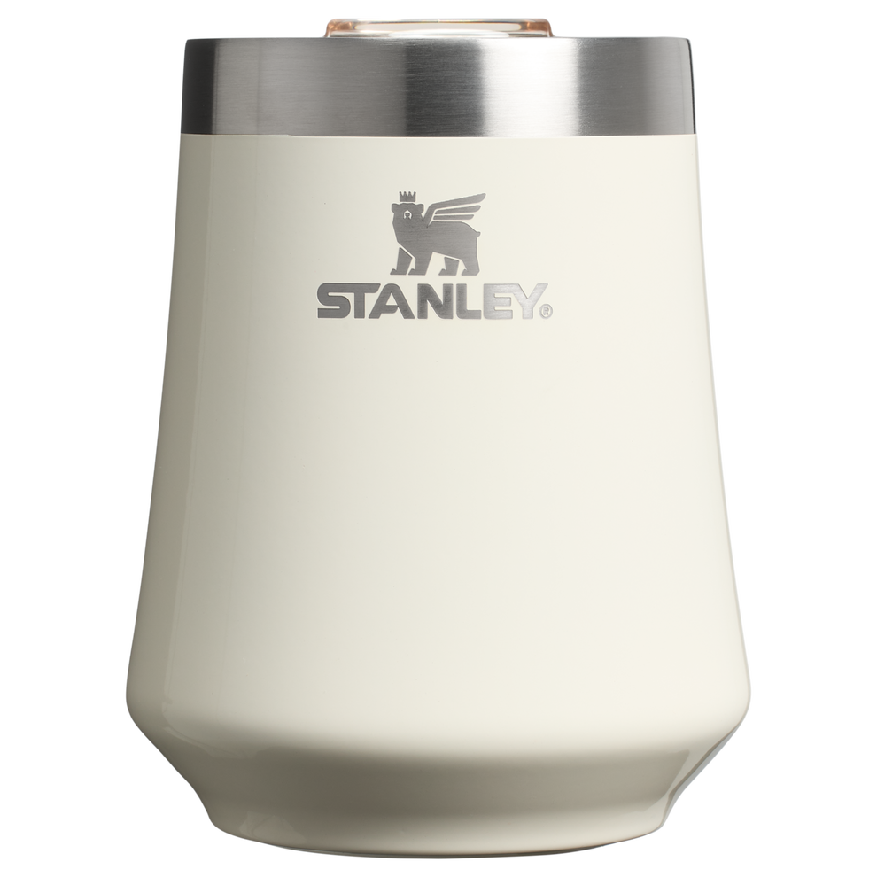 Stanley 1913 The Reserve Wine Tumbler 11 OZ in Cream Gloss | Front View