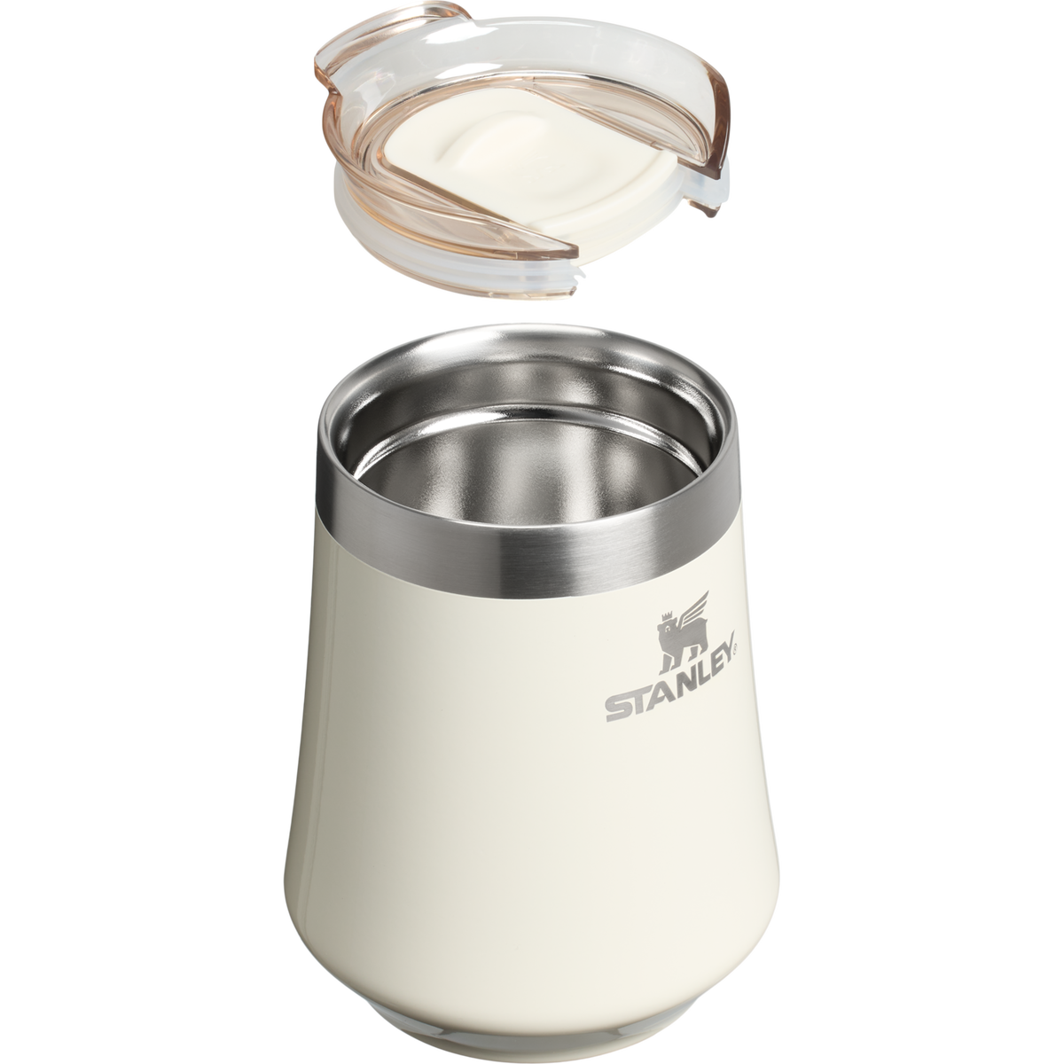 Stanley 1913 The Reserve Wine Tumbler 11 OZ in Cream Gloss | Cross Section View