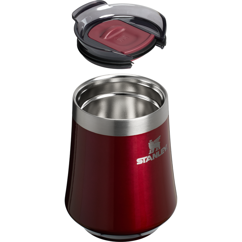 Stanley 1913 The Reserve Wine Tumbler 11 OZ in Garnet Shine | Cross Section View