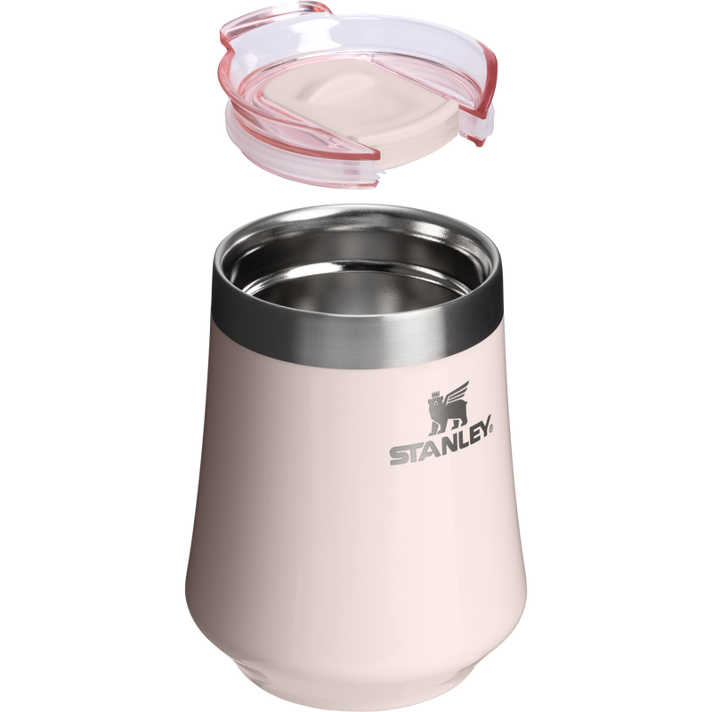 Stanley 1913 The Reserve Wine Tumbler 11 OZ in Rose Quartz Gloss | Cross Section View