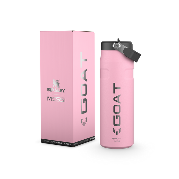 【日本未発売】Stanley×メッシ 24oz ボトル ピンク 限定商品　メッシ The Messi x Stanley Collab IceFlow™ Bottle with Flip Straw Lid