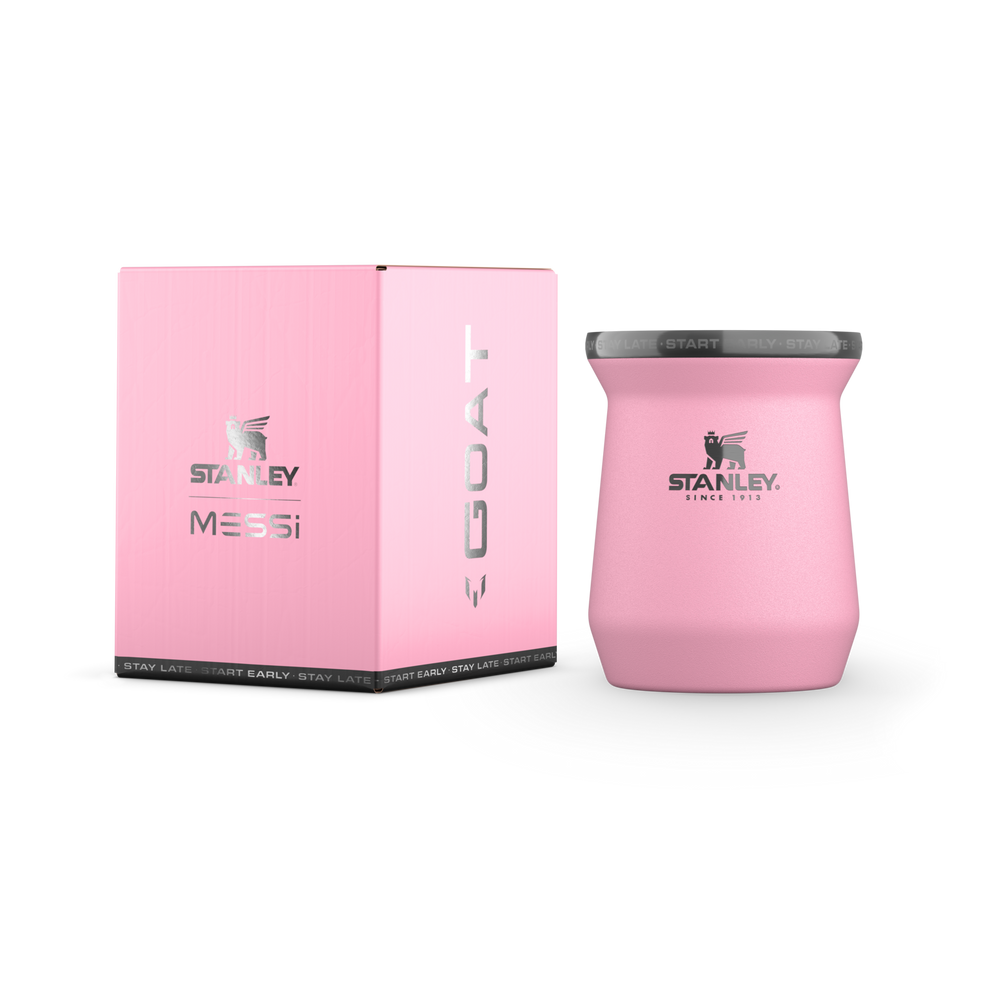 The Messi x Stanley Classic Mate Insulated Mug 8 OZ In Messi GOAT Pink