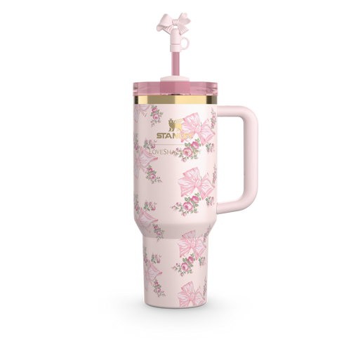 STANLEY LoveShackFancy ピンクタンブラー 591ml スタンレー X ラブ STANLEY LoveShackFancy ピンクタンブラー 591ml スタンレー X ラブ