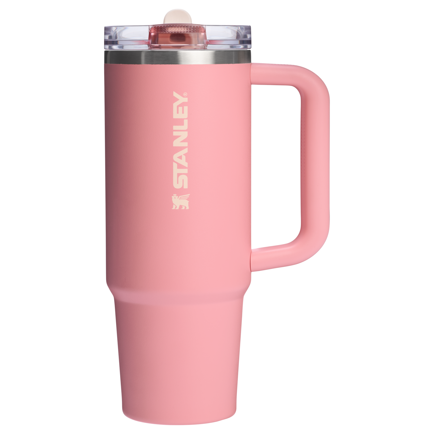 Stanley 30 OZ Quencher Flip Straw Tumbler With In Pink Mesa