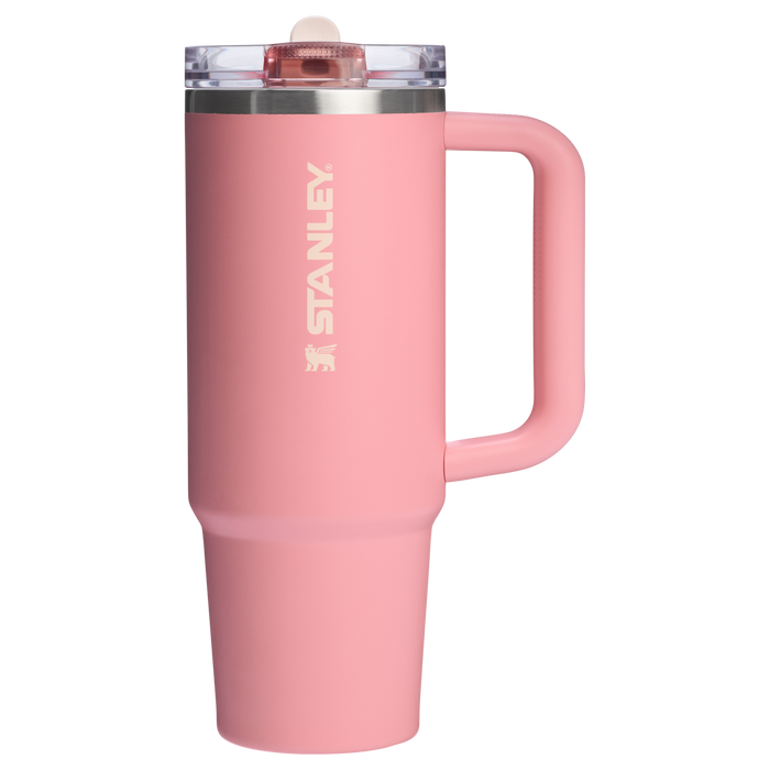 Stanley 30 OZ Quencher Flip Straw Tumbler With In Pink Mesa