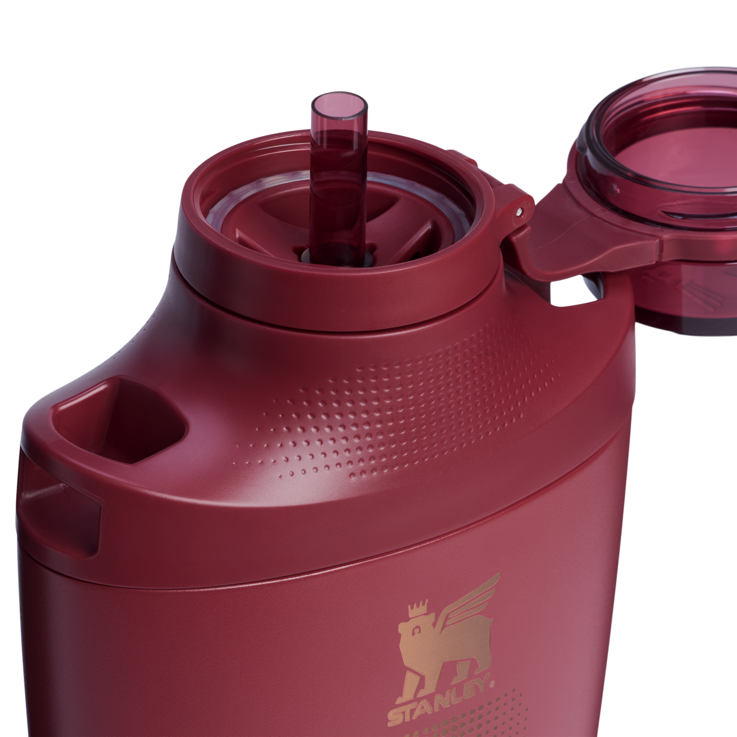 THE STANLEY CROSSBOTTLE 23OZ in Gilded Pomegranate Red