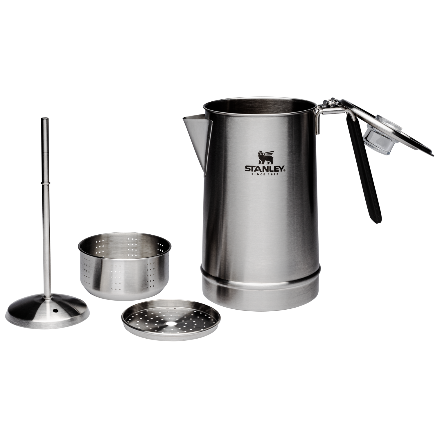 The Hold Tight Percolator| 1.1 QT: Stainless