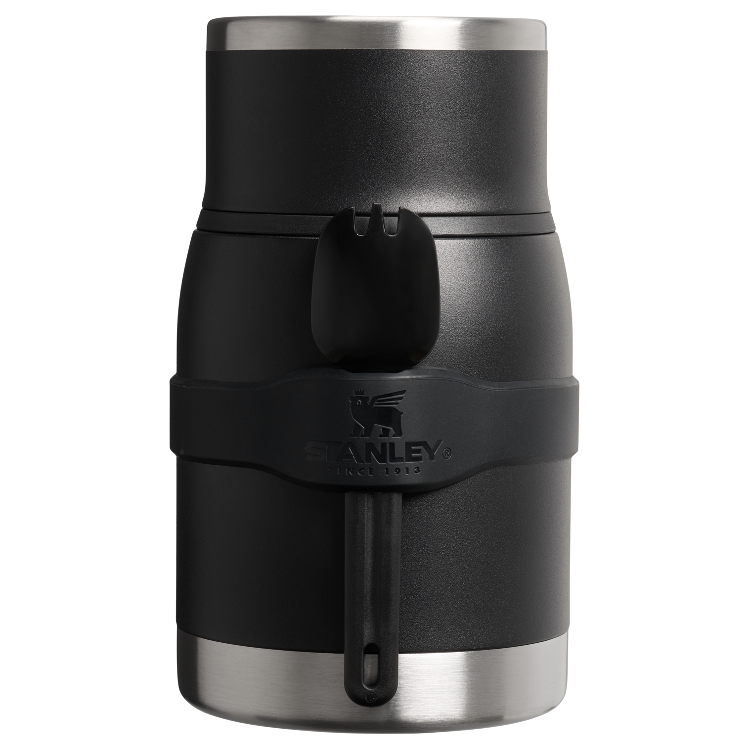 Stanley 1913 Adventure To-Go Food Jar + Spork 24 OZ in Black 2.0