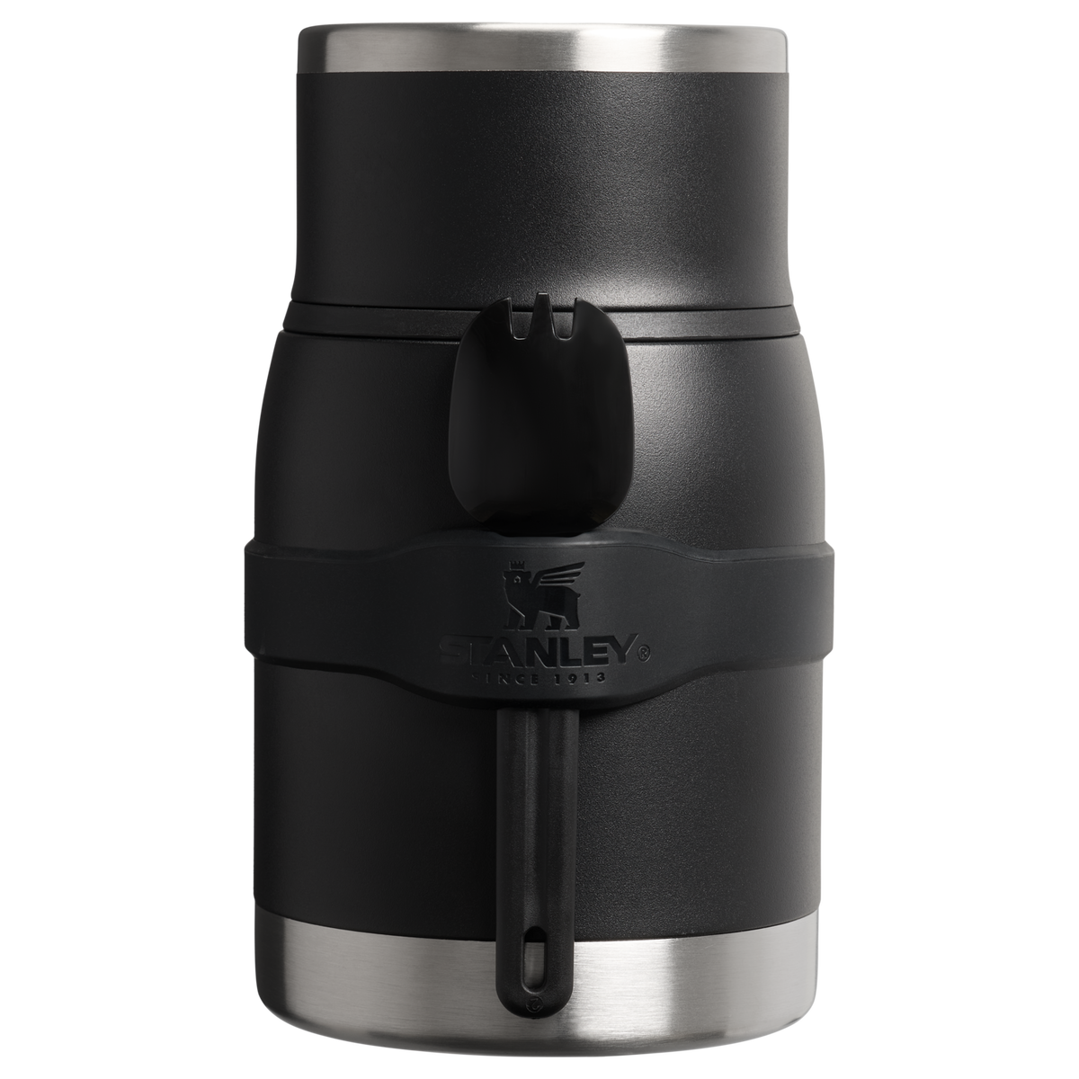 Stanley 1913 Adventure To-Go Food Jar + Spork 24 OZ in Black 2.0