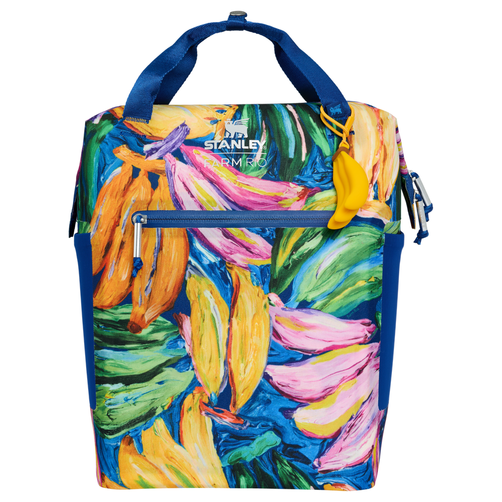 Stanley 1913 Stanley 1913 x FARM Rio All Day Madeleine Mini Cooler Backpack 14 QT in Farm Rio Painted Bananas