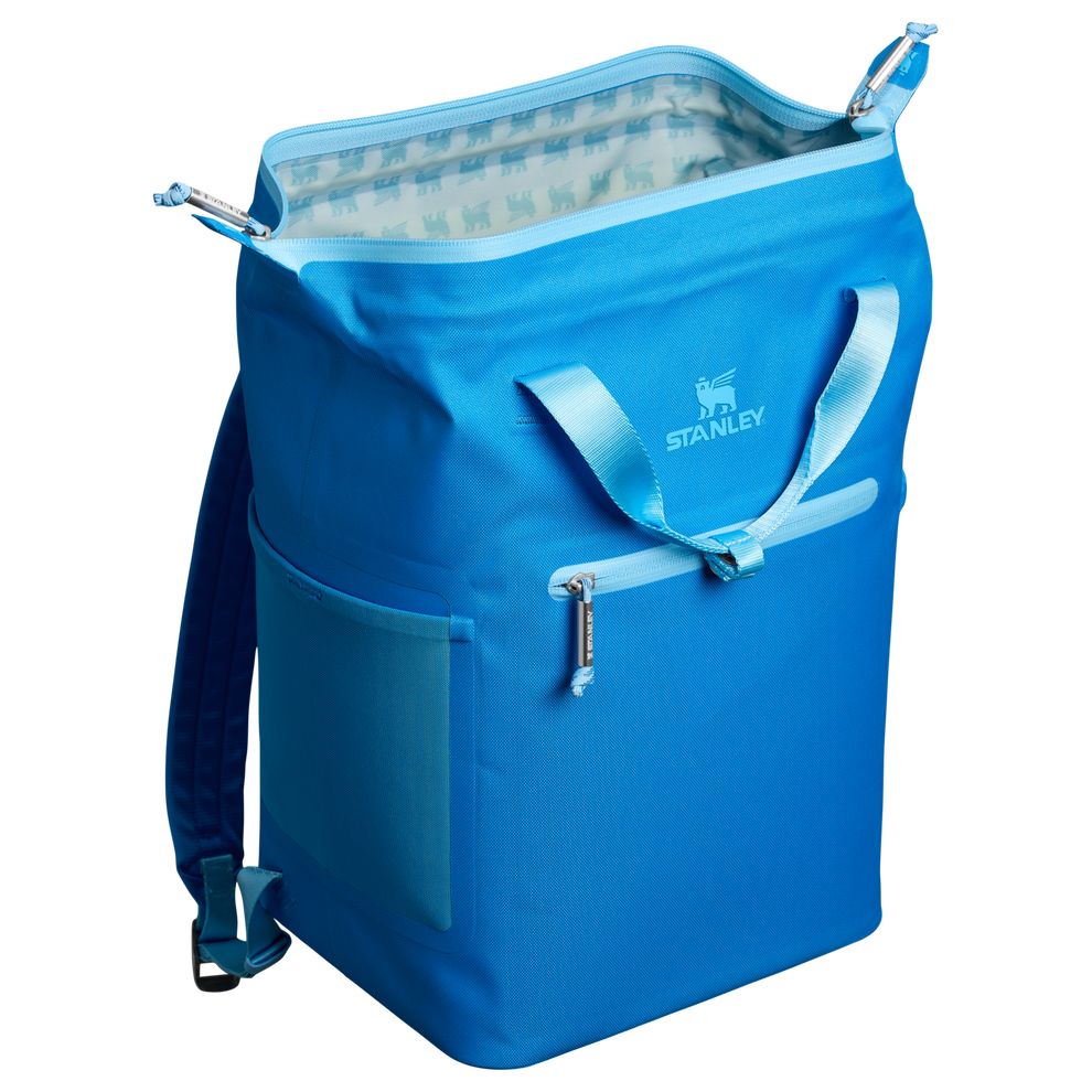 Stanley 14 Quart All Day Madeleine Mini Soft Sided Cooler Backpack In Azure Blue
