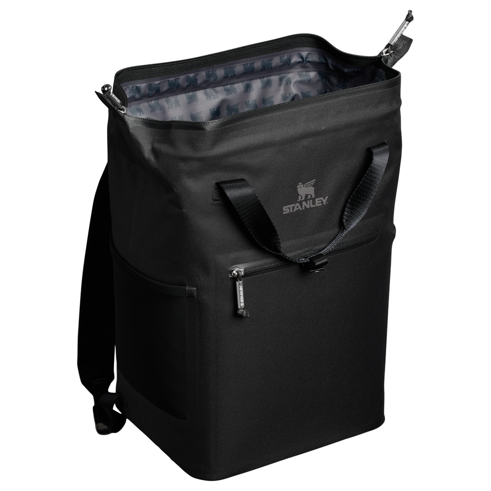 Stanley 14 Quart All Day Madeleine Mini Soft Sided Cooler Backpack In Black