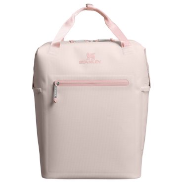 Stanley 14 Quart All Day Madeleine Mini Soft Sided Cooler Backpack In Rose Quartz Pink