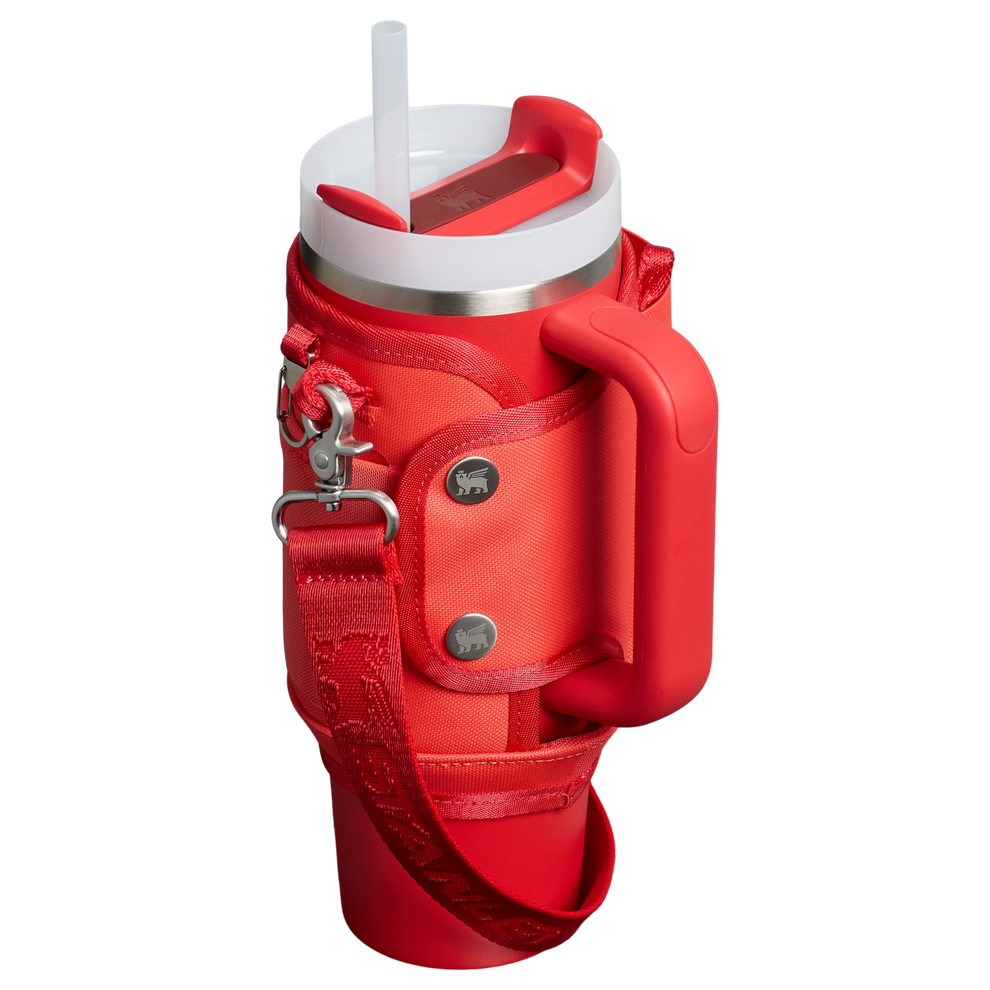 Stanley 1913 The All Day 30 OZ Quencher Carry-All in Hot Coral / One Size