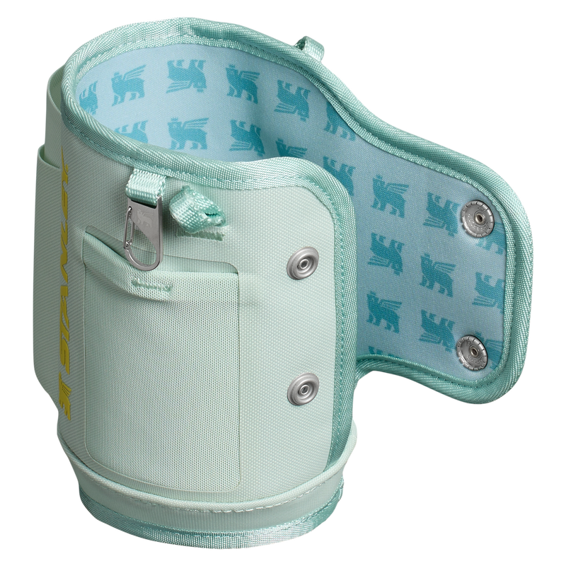 Stanley 1913 The All Day 30 OZ Quencher Carry-All in Mist | Back Open View