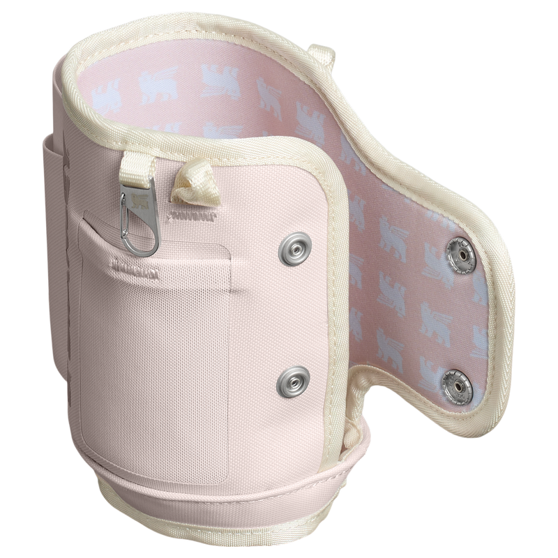 Stanley 1913 The All Day 30 OZ Quencher Carry-All in Rose Quartz | Back Open View