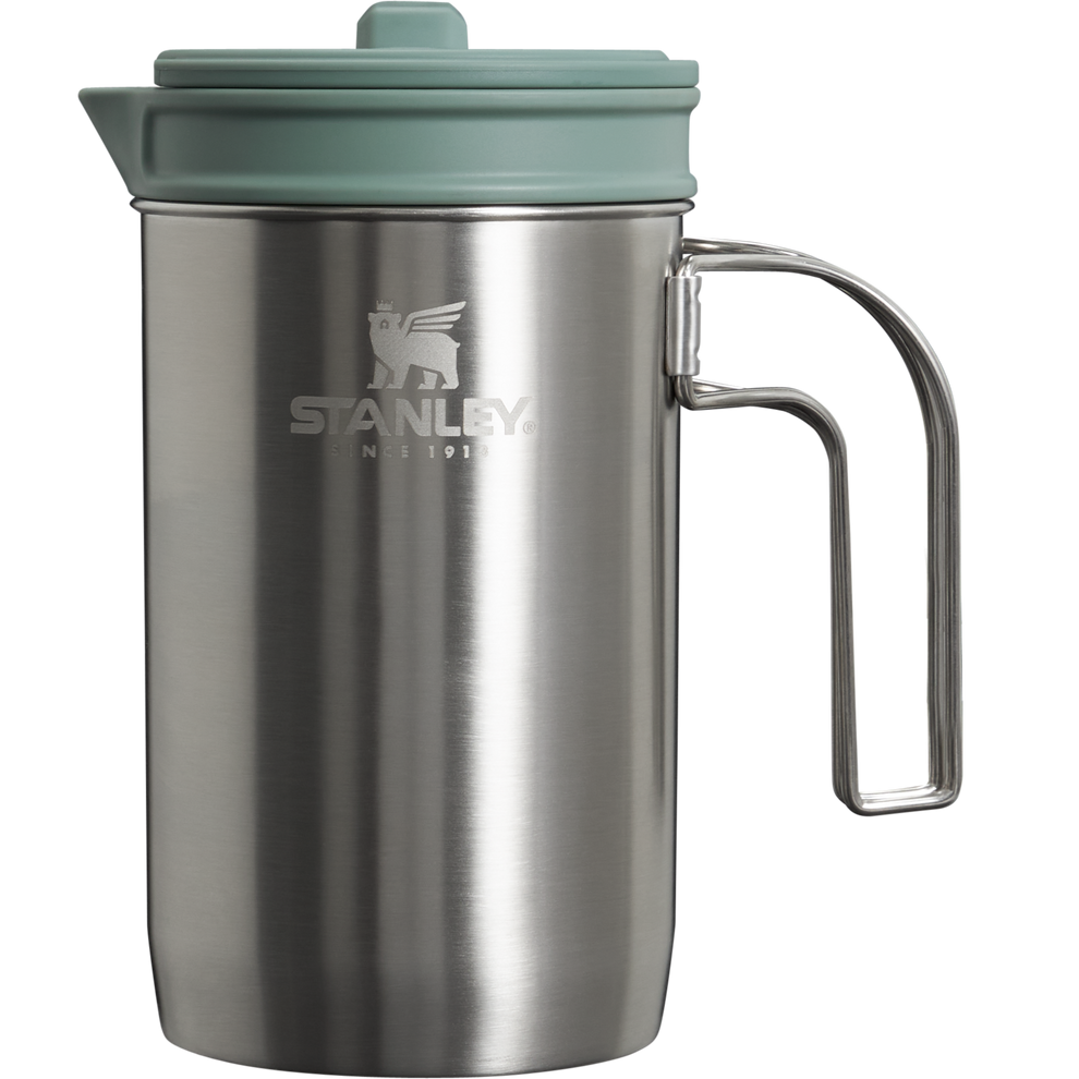 Stanley 1913 Adventure All-In-One Boil + Brew French Press 32 OZ in Stainless Steel Shale