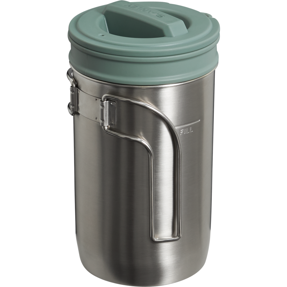 Stanley 1913 Adventure All-In-One Boil + Brew French Press 32 OZ in Stainless Steel Shale