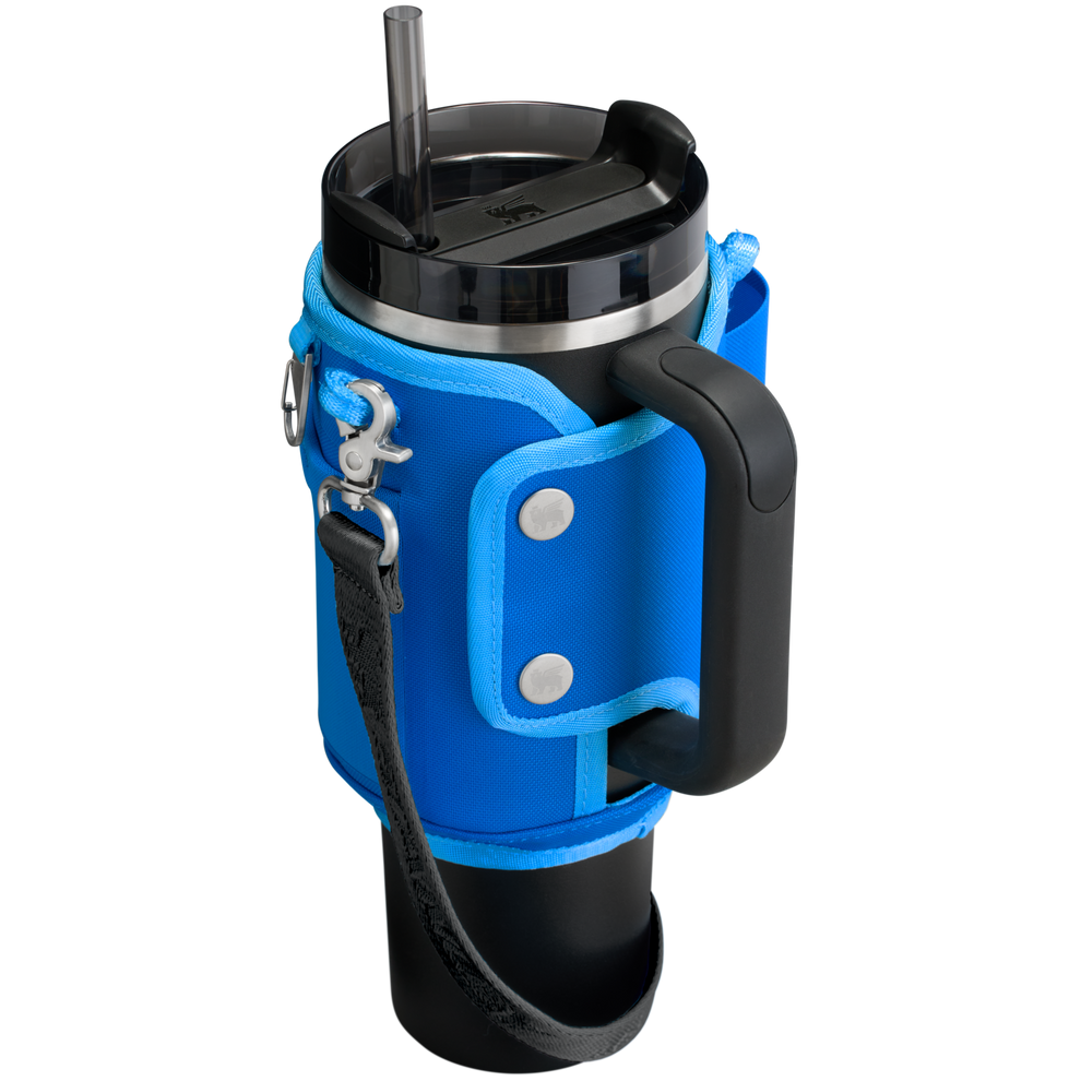 Stanley Carry-All 40 oz Quencher with Detachable Crossbody Straps  in Azure blue