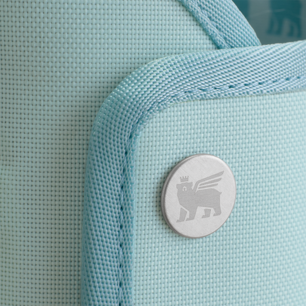 Stanley Carry-All 40 oz Quencher with Detachable Crossbody Straps  in mist blue