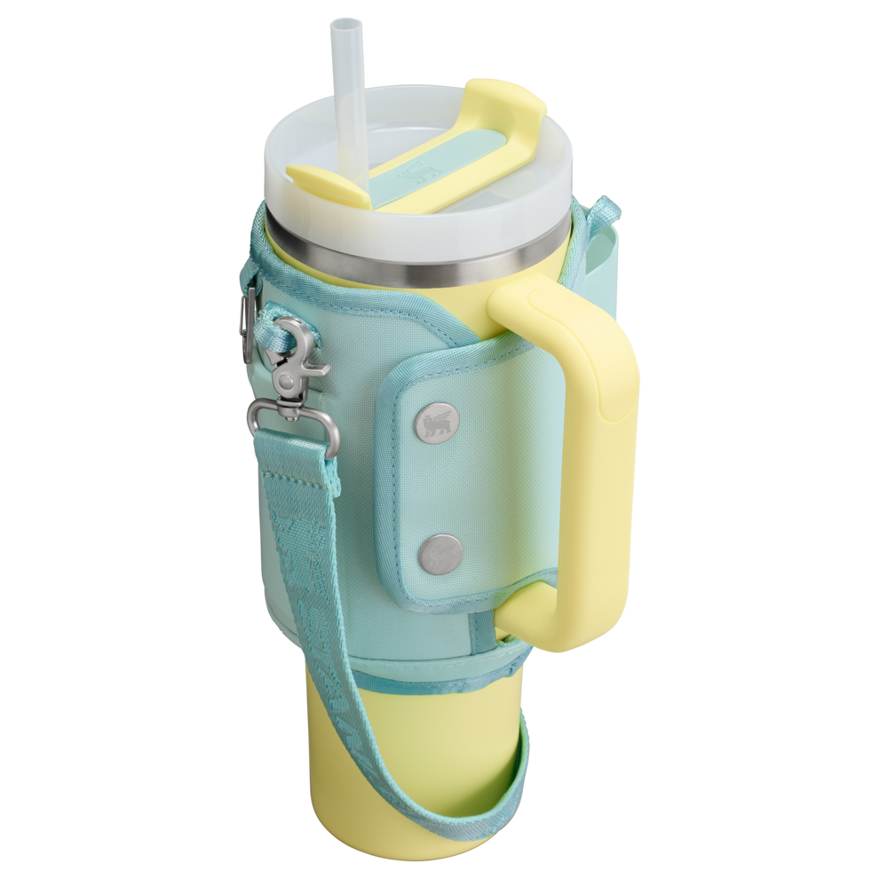 Stanley Carry-All 40 oz Quencher with Detachable Crossbody Straps  in mist blue