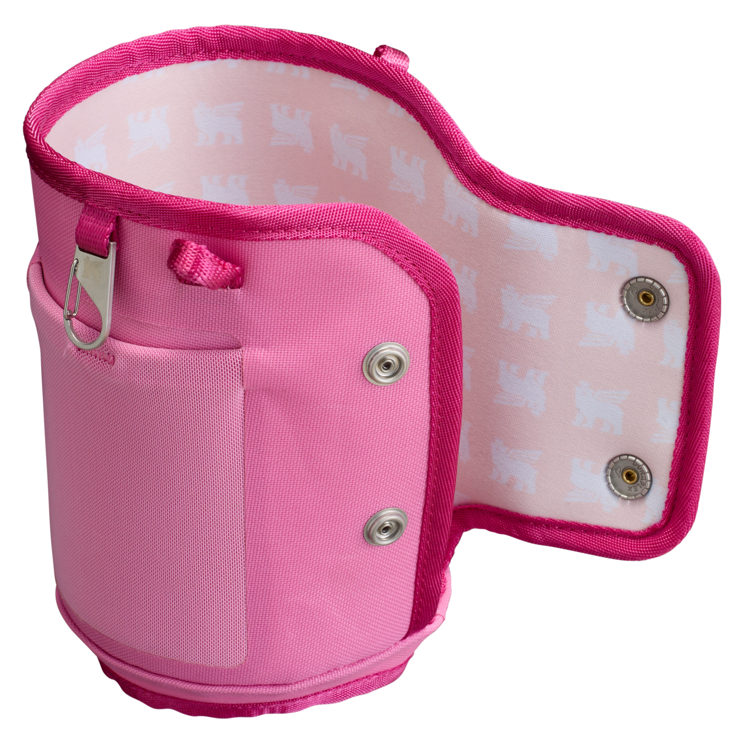 Stanley Carry-All 40 oz Quencher with Detachable Crossbody Straps in Fuchsia