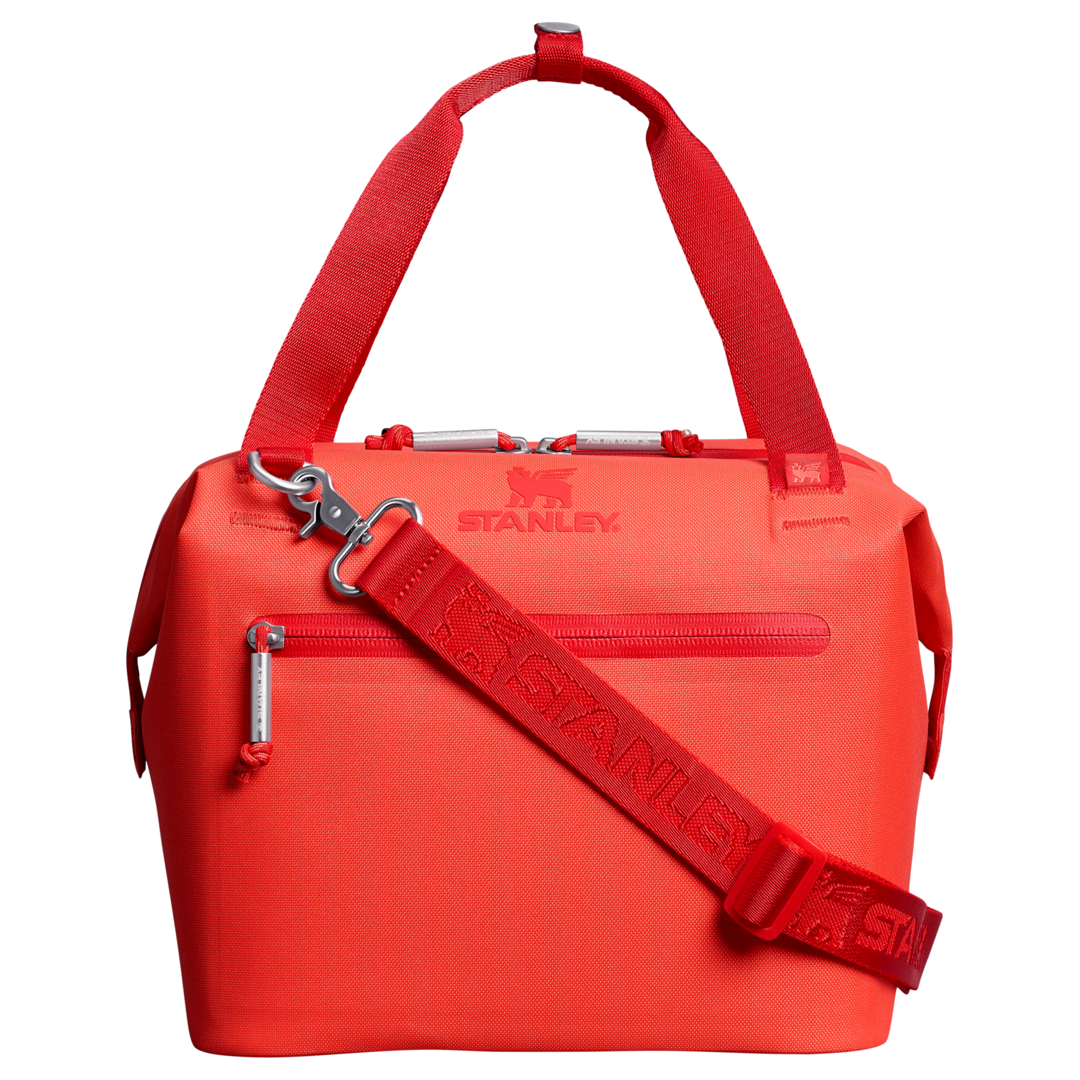 Stanley 7.4 Quart All Day Julienne Mini Soft Sided Cooler In Hot Coral Red