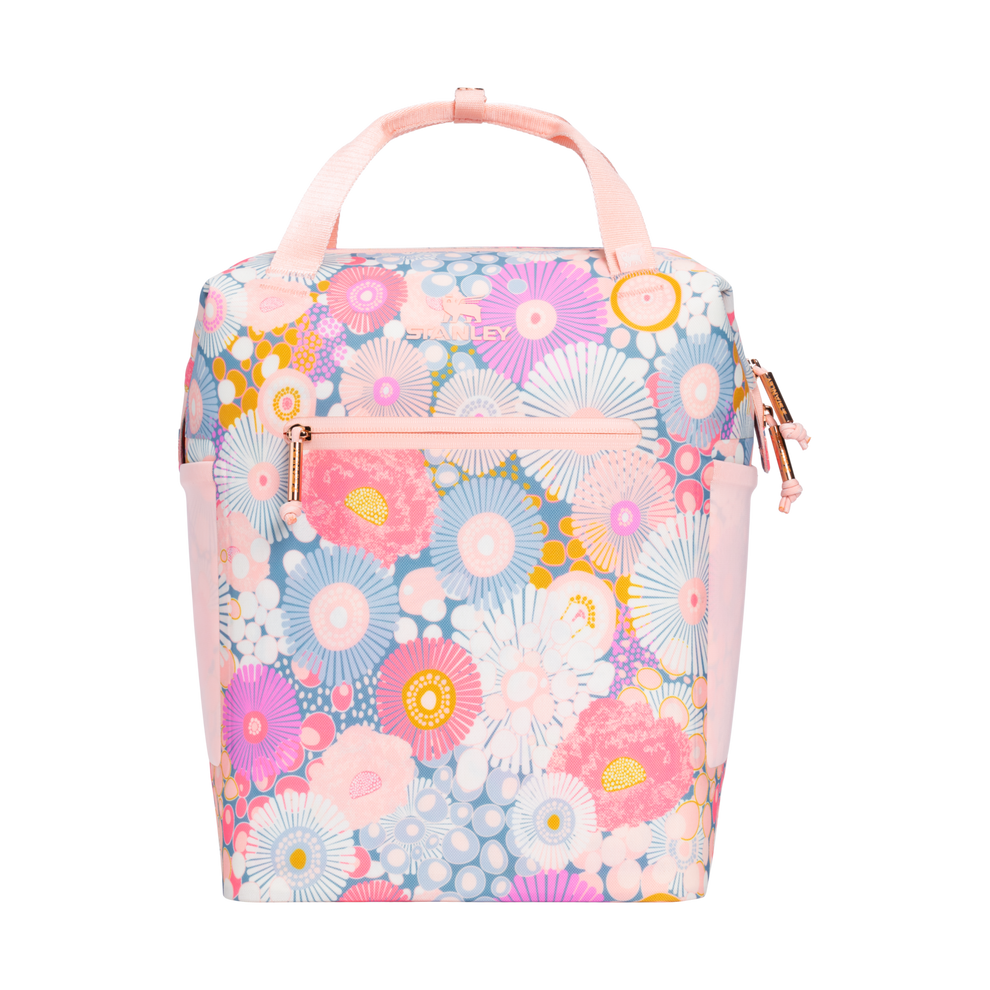 Stanley 1913 The All Day Madeleine Mini Cooler Backpack 14 QT 13.2 L in Sorbet Wildflower