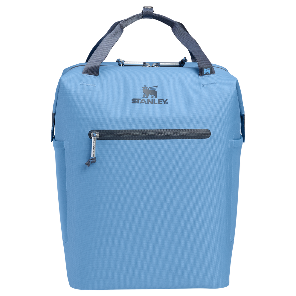 Stanley 1913 The All Day Madeleine Mini Cooler Backpack 20 Can 14 QT 13.2 L in Blue Sky