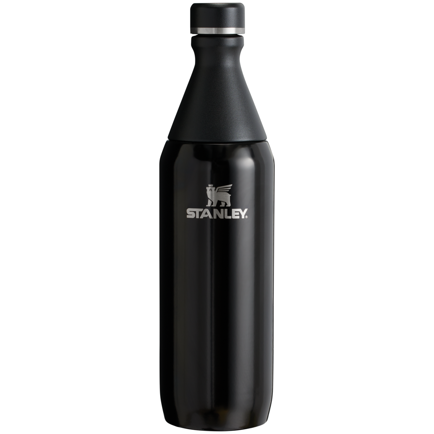 Stanley 1913 All Day Slim Bottle 20 OZ in Black Gloss | View 1