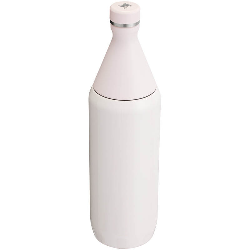 Stanley 1913 All Day Slim Bottle 34 OZ in Rose Quartz Gloss | Back View