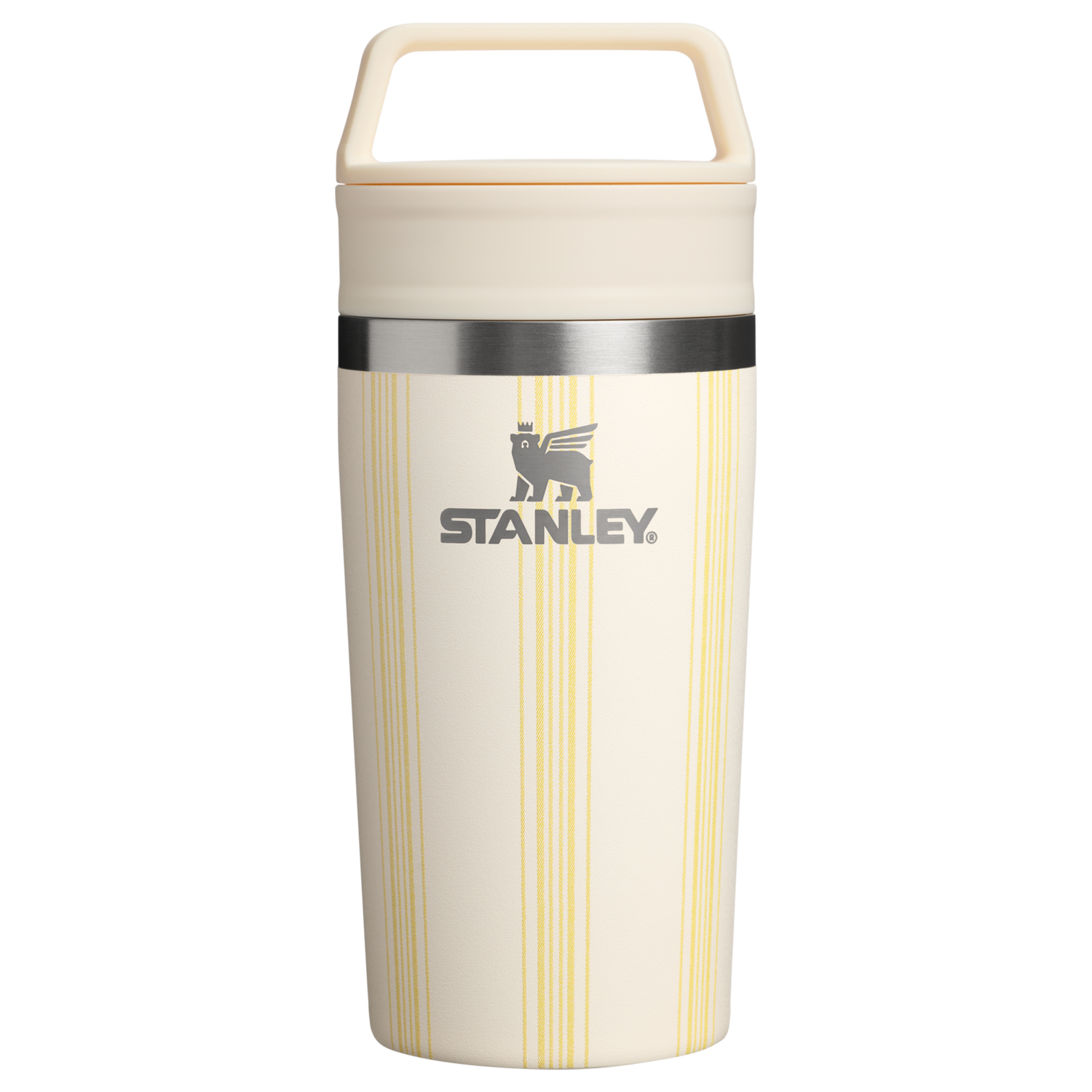 Stanley 1913 The Café-To-Go Travel Mug 12 OZ in Cream Picnic Stripe | View 1