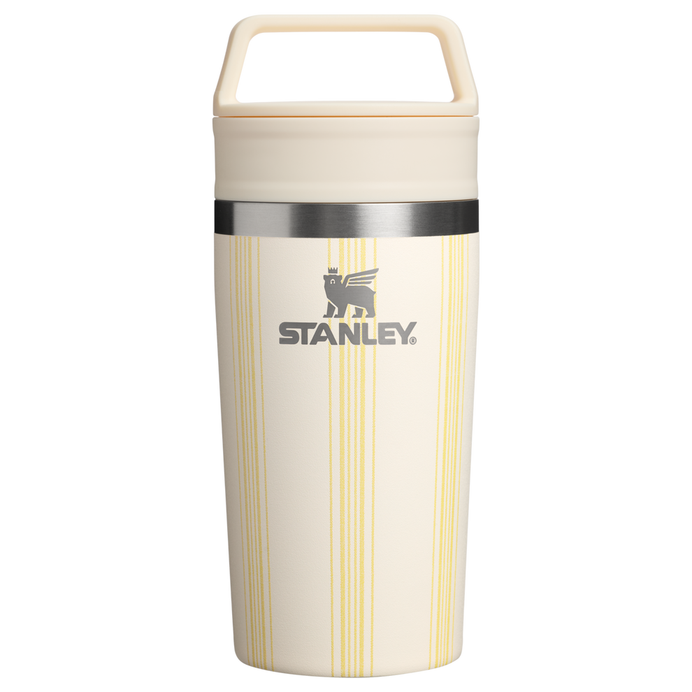 Stanley 1913 The Café-To-Go Travel Mug 12 OZ in Cream Picnic Stripe