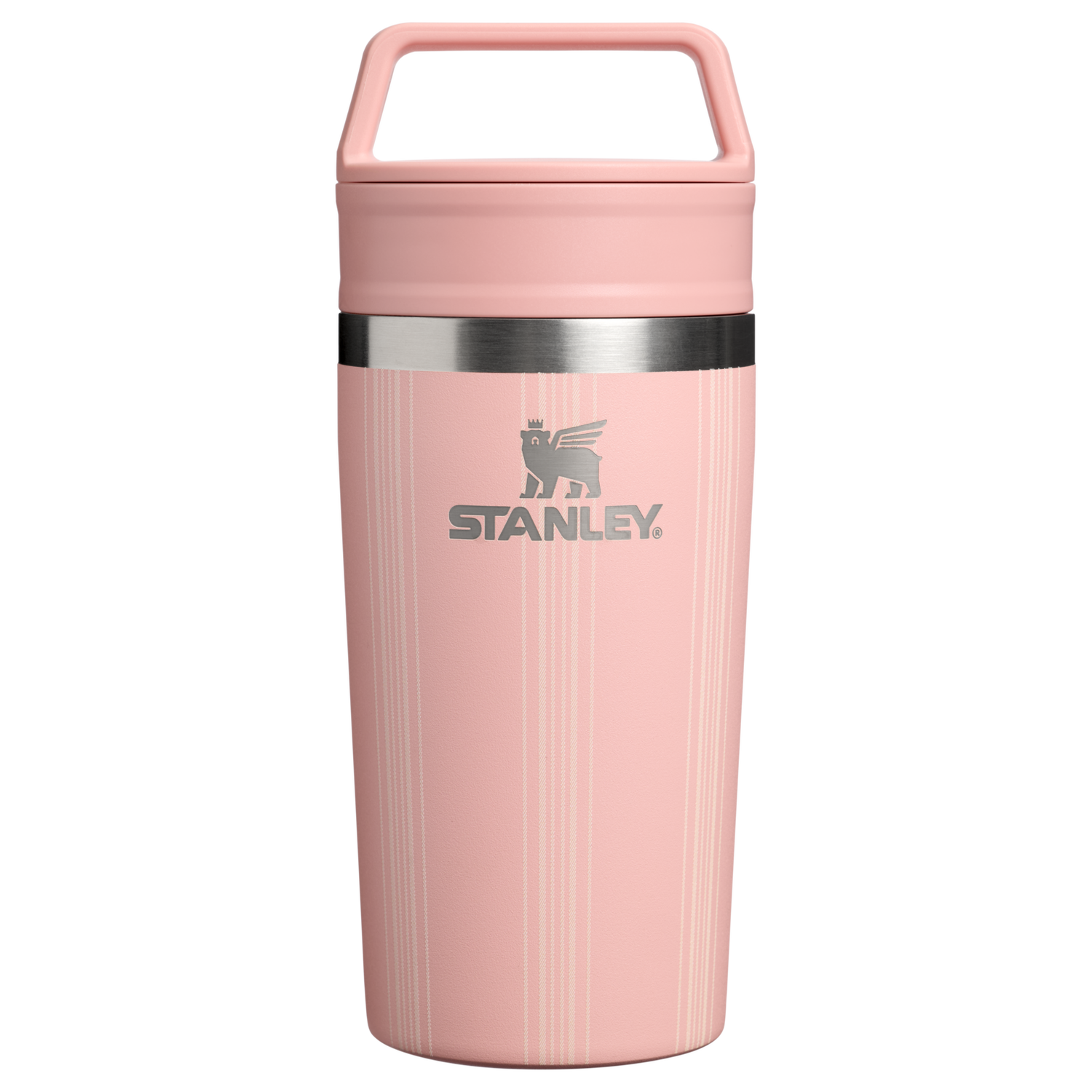 Stanley 1913 The Café-To-Go Travel Mug 12 OZ in Peach Rose Picnic Stripe | View 1