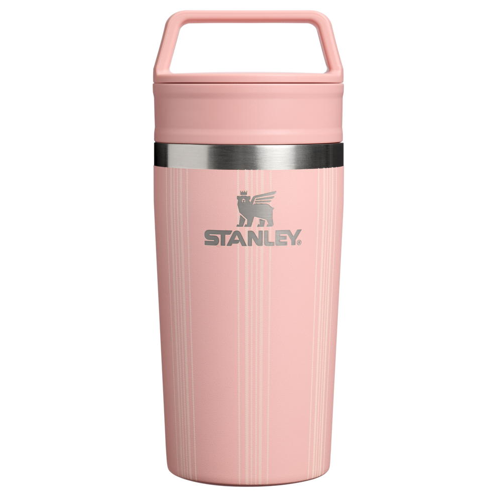 Stanley 1913 The Café-To-Go Travel Mug 12 OZ in Peach Rose Picnic Stripe