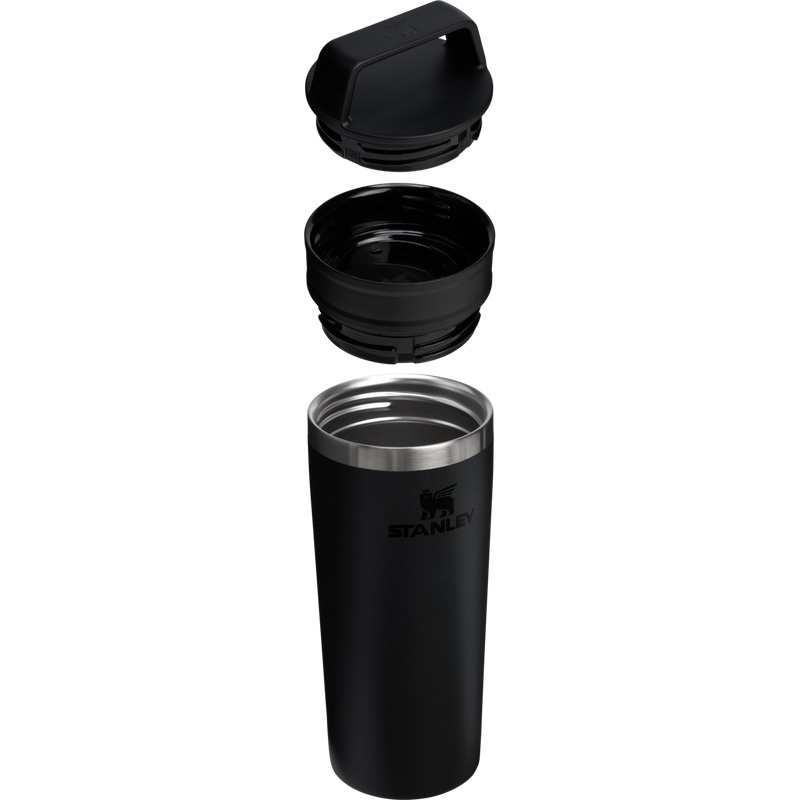 Stanley 1913 The Café-To-Go Travel Mug 16 OZ in Black 2.0 | Cross Section View