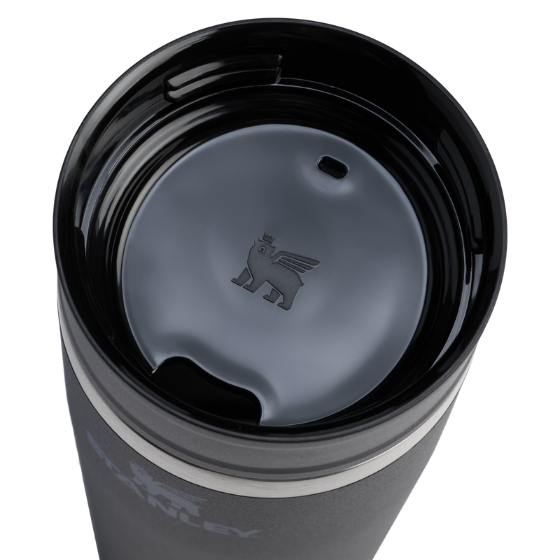 Stanley 1913 The Café-To-Go Travel Mug 16 OZ in Black 2.0 | Lid Detailed View
