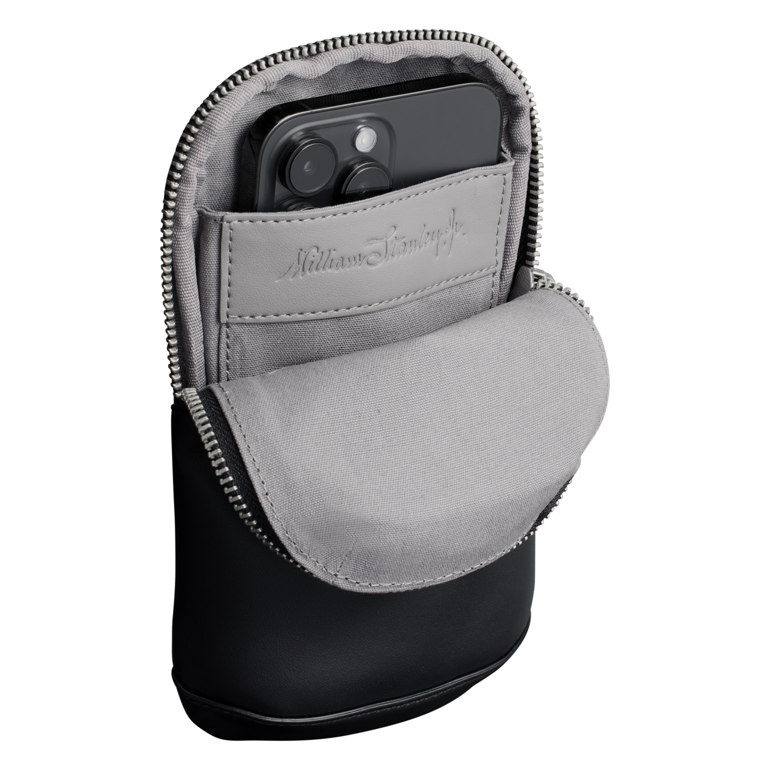 The Stanley Cross Bottle Max Phone Keys Wallet Case in Black