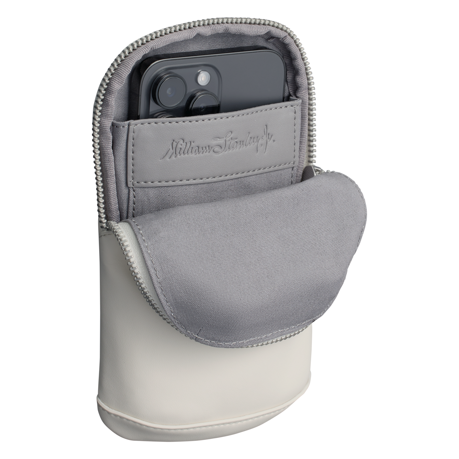 The Stanley Cross Bottle Max Phone Keys Wallet Case In Cream White