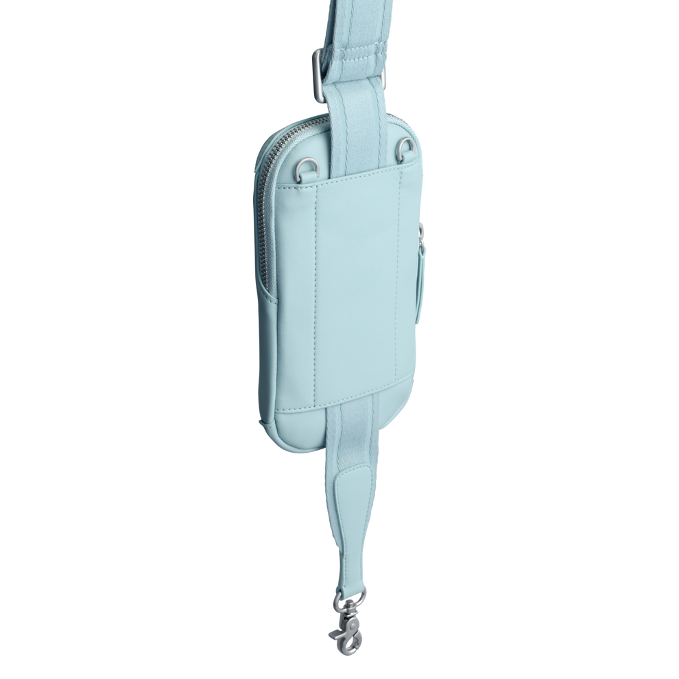 The Stanley Cross Bottle Max Phone Keys Wallet Case In Mist Blue